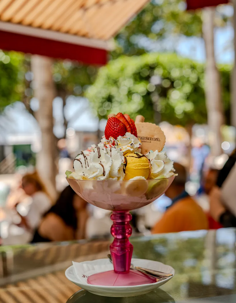 Copa helada de Jijonenca Marbella